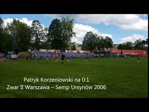 Zwar II Warszawa - Semp Ursynów 2006 gol na 0:1 27.05.2017