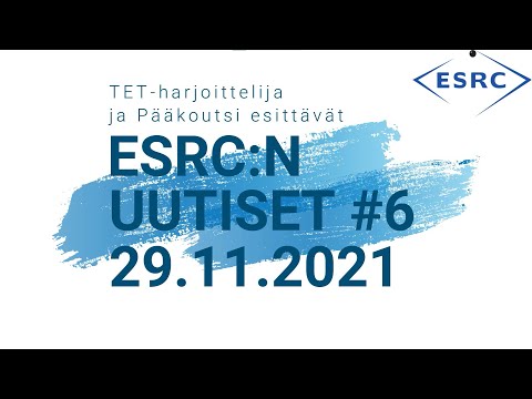 ESRC:n Uutiset #6 29.11.2021