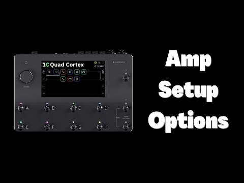 Quad Cortex Amp Setup Options