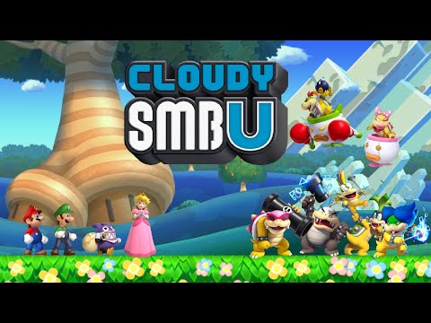 New Super Mario Bros. U Cloudy Edition - Full Walkthrough -