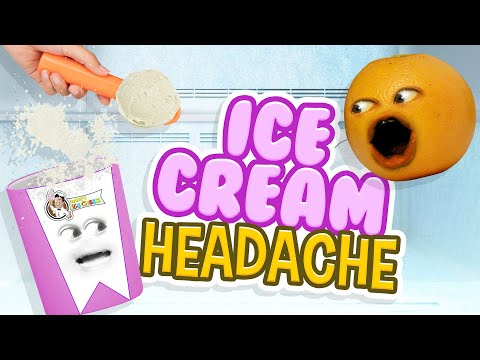 迷惑なオレンジ - アイスクリームの頭痛! (Annoying Orange - Ice Cream Headache!)