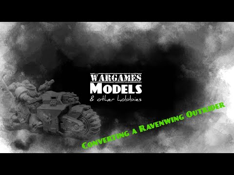 Converting a Ravenwing Outrider.