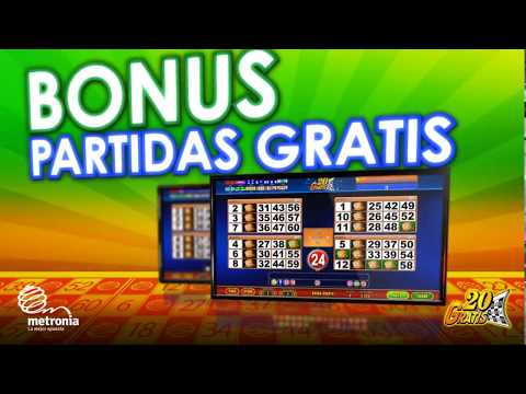 "20 Gratis" Juego Videobingo BONUS DE JUEGOS GRATIS