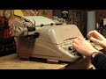 Speed Typing ~ 1963 Hermes Ambassador Standard Typewriter