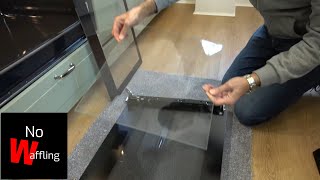 How to REMOVE GLASS Panel from Bosch Oven Door HHF113BR0B - Beginners guide