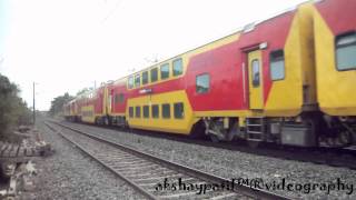 preview picture of video 'MY FIRST CAPTURE OF ADI BCT DOUBLE DECKER AT 100 KMPH'