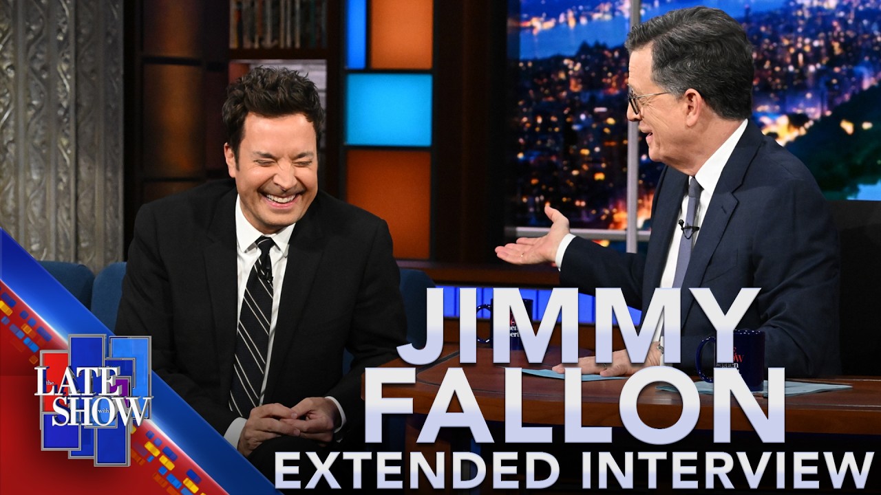 &ldquo;You Did It Your Way&rdquo; - Jimmy Fallon Serenades Stephen Colbert On The Late Show - EXTENDED INTERVIEW - YouTube