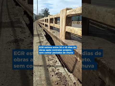 EM DEFINITIVO | EGR interdita ponte entre Encantado e Muçum após rachadura em pilar