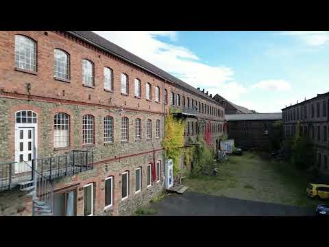 Fabrikgebäude in Haldensleben Drohnen Aufnahme