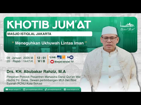 SHOLAT JUM'AT MASJID ISTIQLAL || 09.01.2026