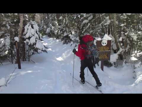 Ski/snowshoe trip to the White Mountains