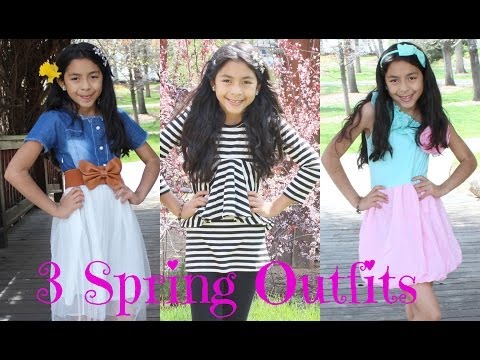 3 Spring Outfits | Kids Fashion| B2cutecupcakes