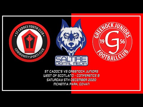 St Cadoc's 0-1 Greenock Juniors - WOSFL B - Go Pro Goal - 05/12/20