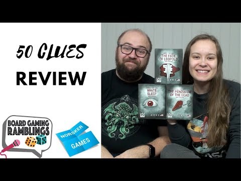 50 Clues review by Board Gaming Ramblings