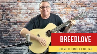 Video thumbnail for Breedlove Premier Concert Acoustic Guitar by Yandas Music