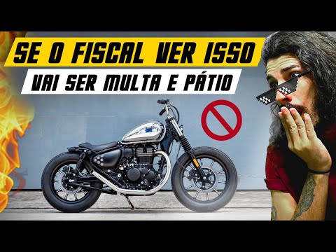 PODE CUSTOMIZAR MOTO? Permissões x Proibições da lei para CUSTOMIZAÇÃO de MOTOS no Brasil