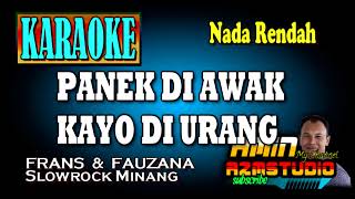 Download lagu PANEK DIAWAK KAWIN DIURANG || KARAOKE  Nada Rendah mp3
