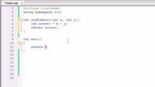Buckys C++ Programming Tutorials - 11 - Functions That Use Multiple Parameters