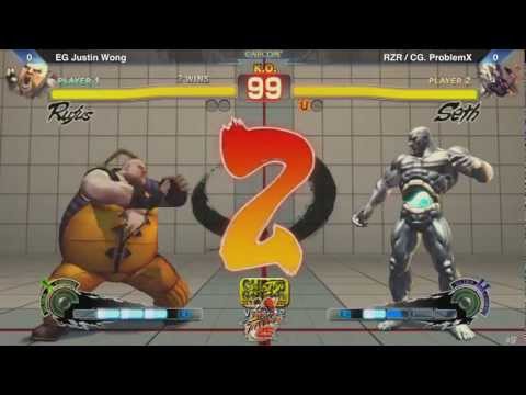 SF 25th Anniversary Tournament: Justin Wong (Rufus) vs Problem x - Part 1