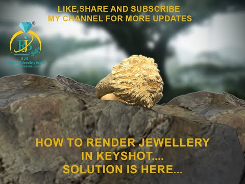 how to render jewellery in keyshot?