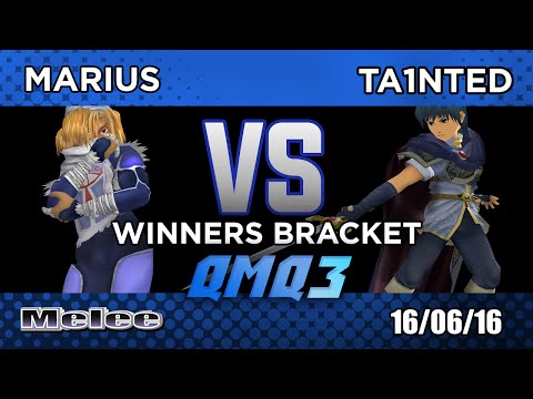 QMQ3 - Singles - Top 8 - Marius (Sheik) VS Tainted (Marth)