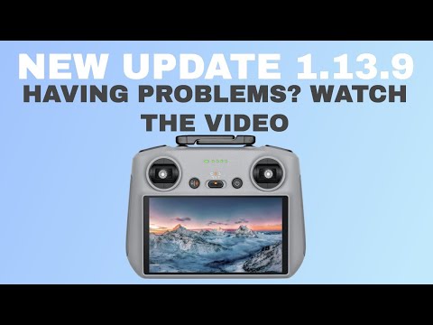 New update DJI RC2 1.13.9 there maybe a problem updating #shaunthedrone