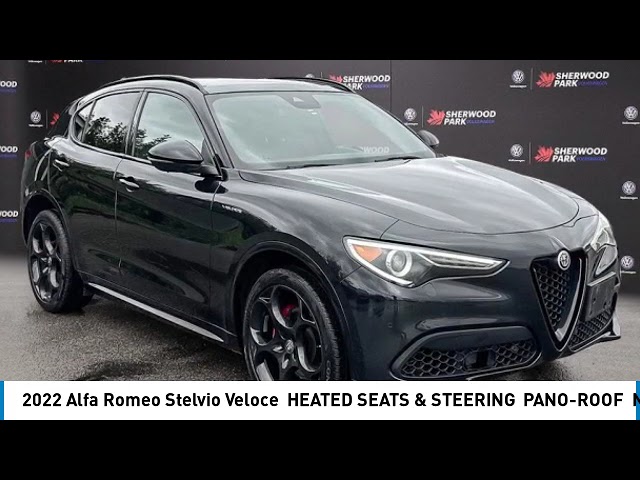 2022 Alfa Romeo Stelvio Veloce | HEATED SEATS & STEERING in Cars & Trucks in Strathcona County