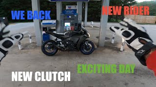 FINALLY!! Breaking in clutch-NEW RIDER!
