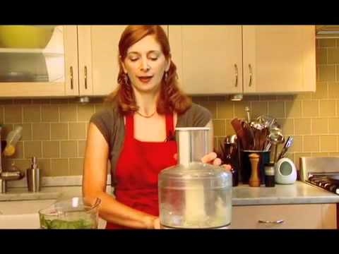 Pesto Scrambled Eggs with Fresh Ricotta