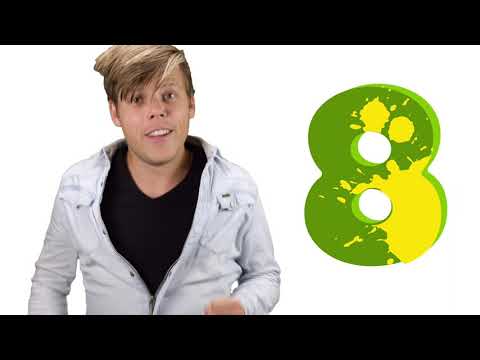 Herken de cijfers tot 20 in het thema dinosaurussen - Bewegend leren met meester Sander