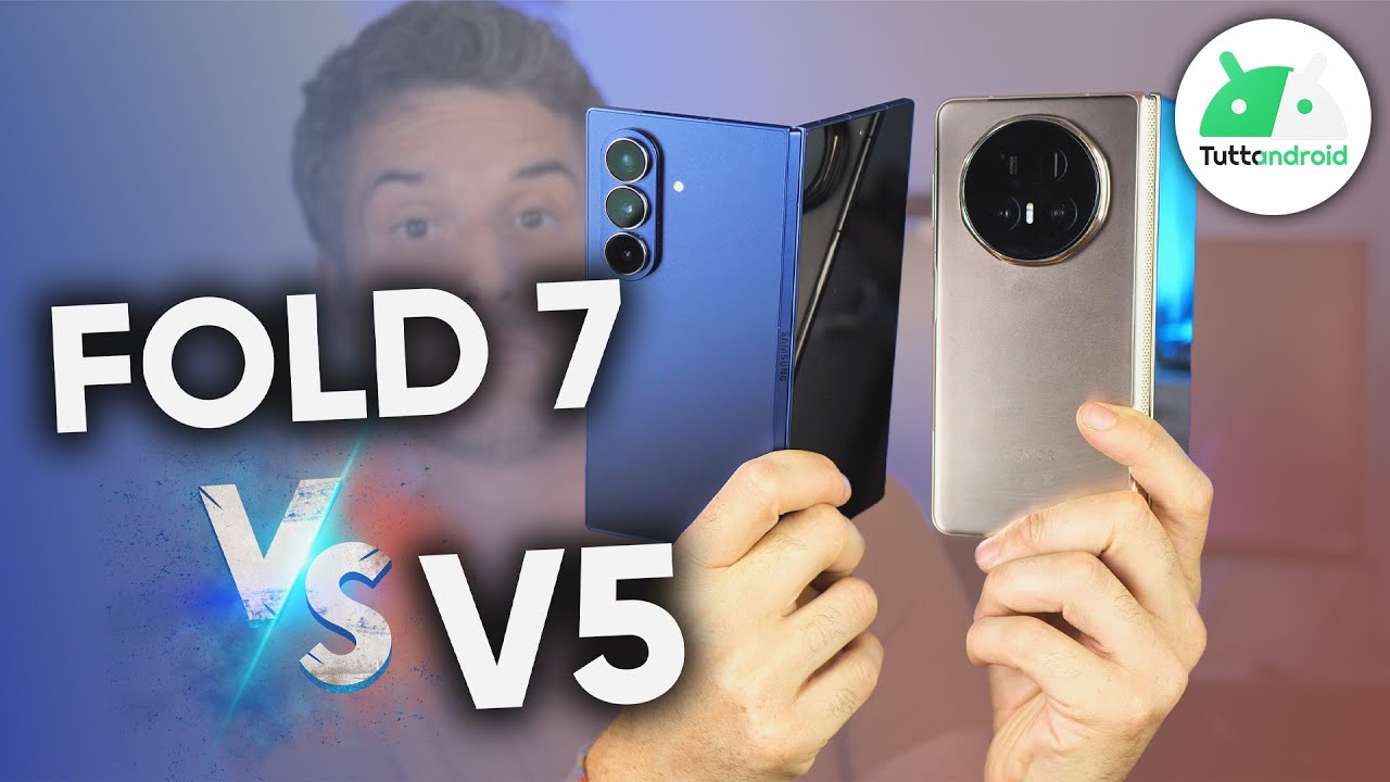 GALAXY Z FOLD 7 vs MAGIC V5: confrontone TRA LE DUE BESTIE