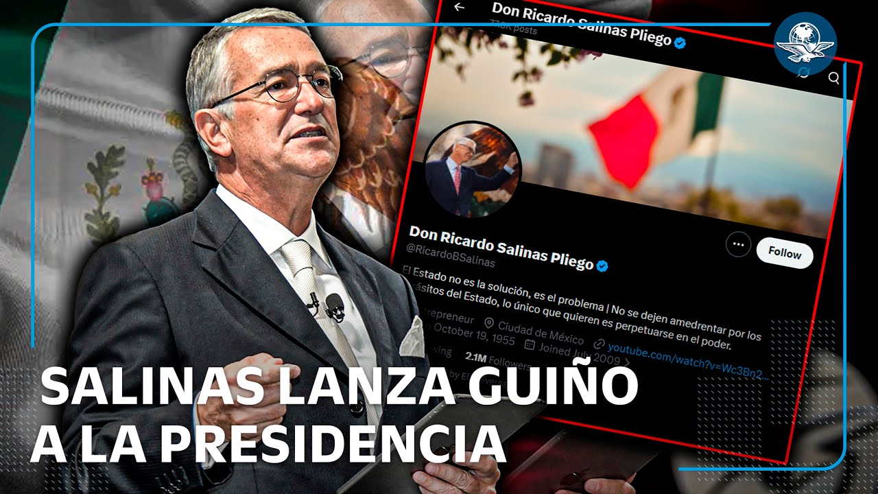 Salinas Pliego desata rumores de candidatura presidencial  tras cambio de perfil en X