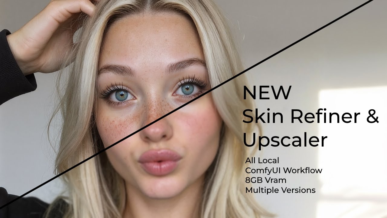 BEST AI Skin Fix and Upscaling Workflow | Full Body Skin Refiner ComfyUI Workflow