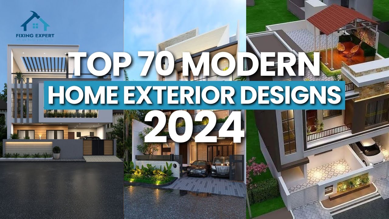 Top 70 Modern Home Exterior Design Ideas 2024 | Home Exterior Wall Painting and Tiles Design Ideas