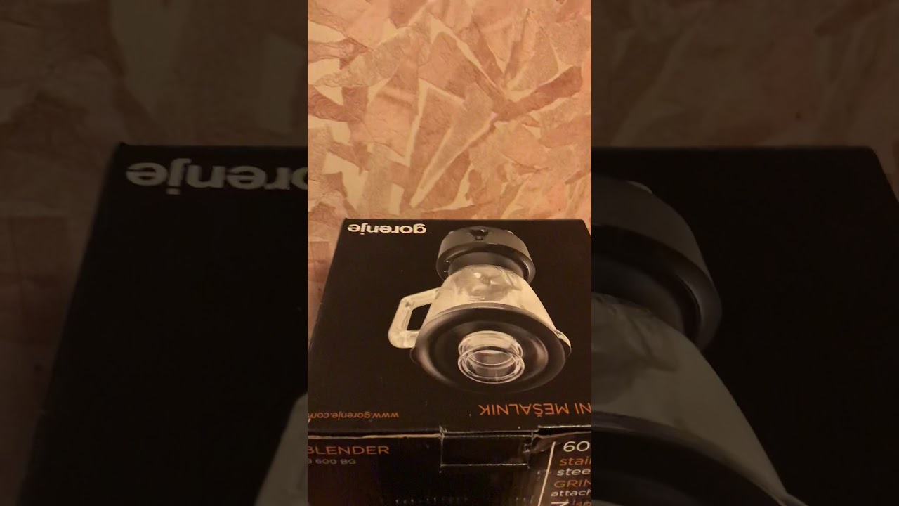 Блендер стационарный Gorenje B600BG 600Вт черный