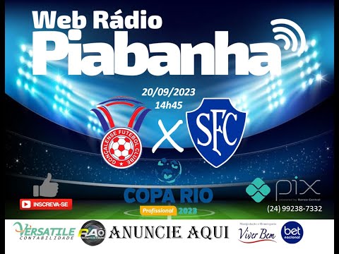 GONÇALENSE X SERRANO - NARRAÇÃO AO VIVO - COPA RIO - 20/09/2023