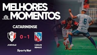 TRICOLOR VENCE JEC FORA DE CASA! - Joinville 0 x 1 Carlos Renaux - Melhores Momentos - Catarinense