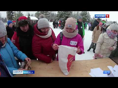 Puutosin mateet -pilkkikisat Kuganavolokin kylässä/Пудожские налимы