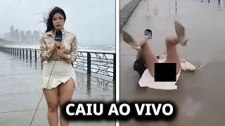 MOMENTOS CONSTRANGEDORES EM REPORTAGENS AO VIVO DA TV