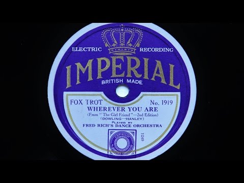 Fred Rich's Dance Orchestra - Wherever You Are