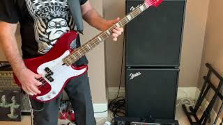 Kick in the eye, Bauhaus brief bass guitar lesson and cover by The Bass Punk