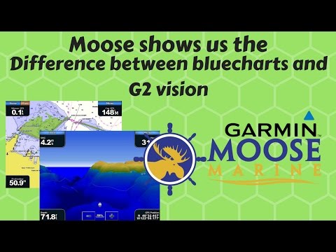 Garmin Marine Bluecharts AUS/NZ and G2 VISION comparison - Moose Marine