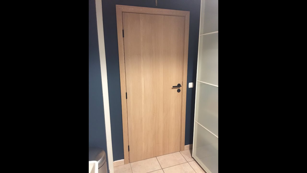 Porte intérieur en chêne - Oak door - DIY