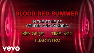 Coheed and Cambria - Blood Red Summer (Karaoke)