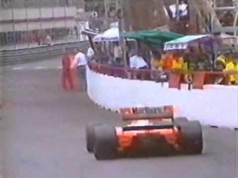 Senna Burnout in Monaco - 1991 Monaco Grand Prix