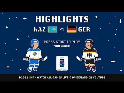 Хоккей Highlights | Kazakhstan vs. Germany | 2022 #IIHFWorlds