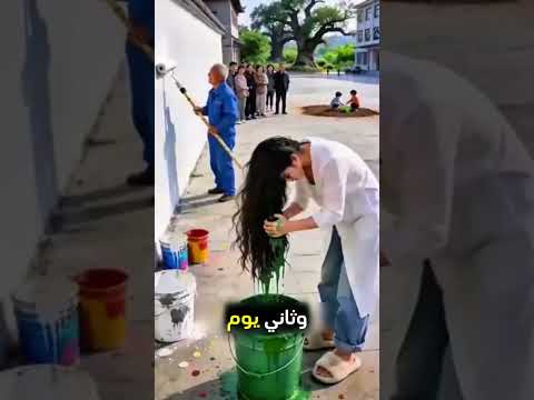 الجد يرسم مع حفيدته...!#shorts #shortvideo #shortsfeed #اسلاميات