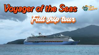 Full ship tour of Royal Caribbeans Voyager of the seas