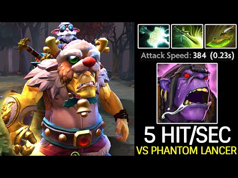 Alchemist Max Attack Speed – 5 hit/sec VS Phantom Lancer Dota 2