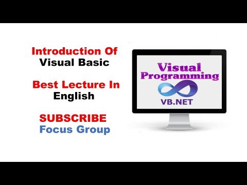 Visual Basic Programming Visual Programming Lecture In English